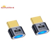 2Pcs -Compatible Dummy Plug 4K HDR Virtual Monitor EDID Headless Ghost Emulator Support 4k 60Hz 1080