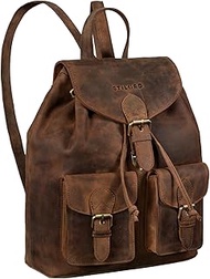 Ezra' Leather Daypack Daypack Leather Large Vintage Backpack Ideal as Laptop Backpack School Backpac