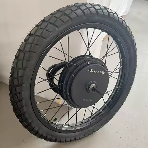 Promotion Price! 19*1.6 DELFAST QS205 5000W 3.5T 150mm Dropout Hub Motor Wheel Motorcycle Wheel wit