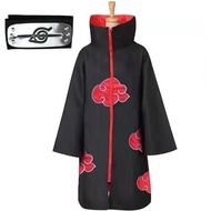 【Lowest price】Naruto Costume Akatsuki Cloak Cosplay Sasuke Uchiha Cape Cosplay Itachi Clothing Cospl