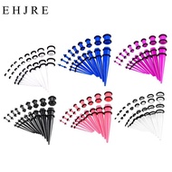 [EHJRE]  Pieces Acrylic Ear Gauges Stretching Tunnels Tapers Starter Kit 14G-00G