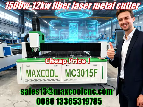China Manufacturer Maxcool CNC Optical Fiber Laser Cutter Machine 3000w 6000w Fiber Laser Cutting Me