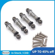 4Pcs Metal Damper for 284131 K969 K979 K989 K999 P929 P939 1/28 RC Car Upgrade Parts,Gray
