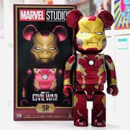 未開封全新品 Medicom toys Bearbrick 400% IRON MAN MARK46 漫威 SP賞 鋼鐵俠 MK46 全新現貨