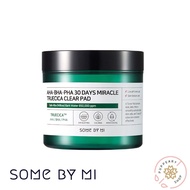 (แท้/พร้อมส่ง) SOME BY MI AHA-BHA-PHA- 30DAYS MIRACLE TRUECICA CLEAR PAD 70แผ่น (เช็ดหน้า)