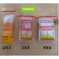 Plastic Clips | Ziplock plastic contains 100 sizes 2x3 | 3x5 | 4x6