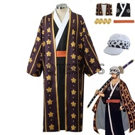 One Piece Trafalgar Law Cosplay Bathrobe - Wano Country Theme