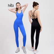 Yoga Gym Jumpsuit Hibi Sports J605 cross strap style, with foam, high quality Lu Fabric