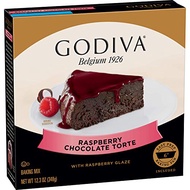 Godiva Raspberry Chocolate Torte Baking Mix with Raspberry Glaze, 12.3 oz