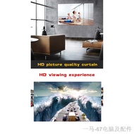 ❐▣Simple folding metal anti-light curtain 60 to 130 inch 16: 9 HD portable projector Fabric Wall Mou