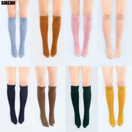 SIRENU Long Doll Socks, Fashion 15 Styles Handmade Cotton Stockings, High Quality Casual Wear Long S