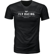 Men's cotton T-shirt Fly Racing 352-0060X Fly Motto Tee Black XL