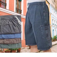Men's Cargo Shorts 3/4 Levis Canvas Denim Material