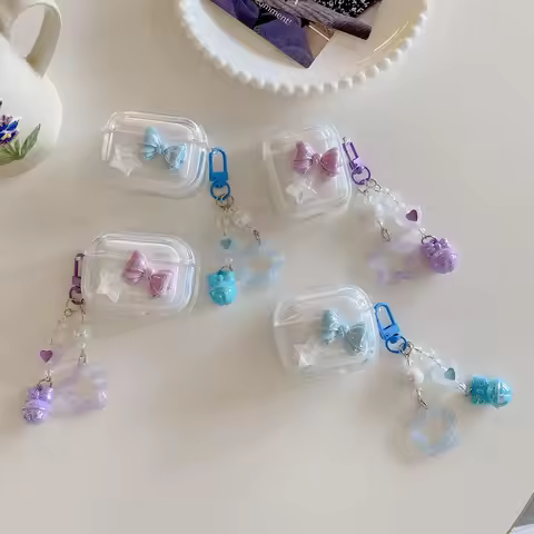 fashion clear Earphone case For QCY MeloBuds Pro / arc buds lite/AilyBuds Pro Case soft Silicone Cov