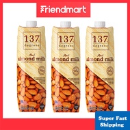 [Ready Stock] [1x1L Pac] No Cane Sugar added 137 Degree Unsweetened Almond Milk With Organic Coconut