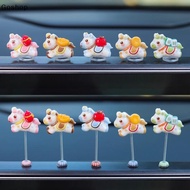 Goshop Miniature Horse Zodiac Ornament For Cars - Luy Pony Car Interior Console Decoration op