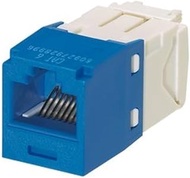 Panduit CJ688TGBU Category-6 8-Wire TG-Style Jack Module, Blue by Panduit