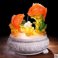 Running water Decoration Feng Shui Lucky treasure bowl fountain Water feature transport Decoration