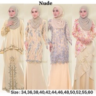 🔥(SIZE 34-60) TEMA SEDONDON BAJU KURUNG NUDE RAYA 2025 - KURUNG MODEN RIAU LACE SULAM TUNANG BRIDESM