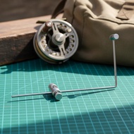 yuksok Bobbin Rest Cradle Fly Fishing Vise Parts Fishing Hook Rotary Tying Vise Metal Fishing Line H