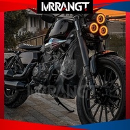 QJMOTOR SRV250 Headlights Flip Seat Air Filter Handle Bar Wheel Cover Belly Pan Splash Guard