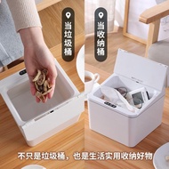 Kotak Penyimpanan Kereta Penderia Tong Sampah Desktop Pejabat Rumah Tong Sampah Pintar Desktop Autom