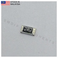10PCS Taiwan-Grade 2.2R ±5%, 0805 SMD Resistor (2R2)