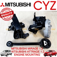 Engine Mounting Set Mitsubishi ATTRAGE 13Y 1.2 3A92, MIRAGE 12Y 1.2 3A92 Auto (Mitsubishi Japan) Inc