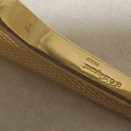 S.T Dupont 真包金領帶夾
