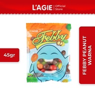 Lagie Coklat Febby Peanut Warna 45gr