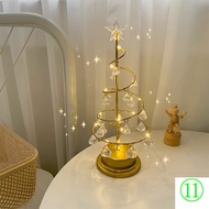Nordic ins Collision Retro Christmas Tree Night Light Crystal Star Light Girl Bedroom Decoration Atmosphere Light Decoration