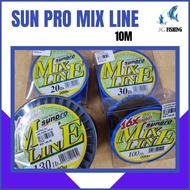 SUNPRO MIX LINE 20LB/30LB/50LB/80LB/100LB/130LB/150LB (LENGTH - 10M) fishing line