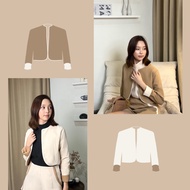 Depends Reversible blazer เบลเซอร์ทรงครอปใส่ได้ 2 ฝั่ง 2 สี