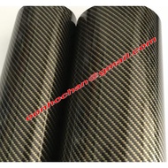 152x152CM (5x5feet) 5D 6D High Glossy Shiny Carbon Fiber Wrap Film Car Sticker ⚡READYSTOCK⚡