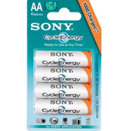 SONY AAA/AA Triple A Rechargeable Battery Cycle Energy NH-AAA-B2K 1.2V 4300/4600mah
