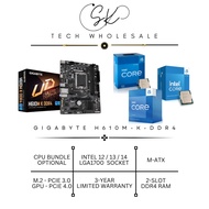 [SK TECH] GIGABYTE H610M-K DDR4 M-ATX MOTHERBOARD + INTEL LGA1700 CPU COMBO DDR4