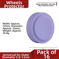 Travel Luggage Rubber Wheel Cover Protective Sleeve Accessories Silent Universal Wheel Silicone Ring