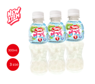 [เเพ็ก6] TIPCO Chewy ทิปโก้ ชิววี่ น้ำลิ้นจี่ผสมเนื้อวุ้นมะพร้าว ขนาด 300 ml.