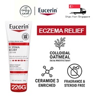 Eucerin, Eczema Relief Cream, Reduce Incidence of Eczema Flare-Ups, Fragrance Free, Dye and Steroid-