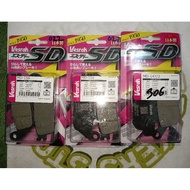 VESRAH BRAKE PAD HONDA CB650F CBR650F (2014 - 2020)