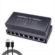 ตัวเพิ่มช่องสายแลน HUB LAN 8Port 100/1000Mbps Gigabit SG103 (5-Port 100/1000Mbps Desktop Switch)