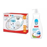 NUK Bottle Welcome Set(x1) + Baby Bottle Cleanser 950ml(x1)