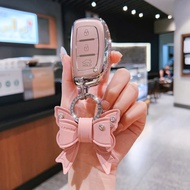 Car Key Case Cover for Hyundai Creta 2022-2023, Stargazer 2023 I10 Ix35 Ix45 I30 I40 Elantra Tucson 