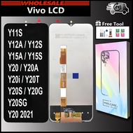 LCD For Vivo Y20 Y11S Y12A Y12s Y15A Y15S Y20A Y20i Y20T Y20s Y20SG Y20 2021 Y20G
