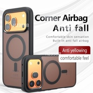 For Honor 600Pro 5G Anti-Drop TPU PC Case Magnetic HD Clear Anti-shock Acrylic Matte PC Case For Hon