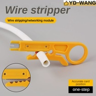 RJ45 CAT5 Wire Stripper Network Wire Stripper Cable Tool Mini Yellow