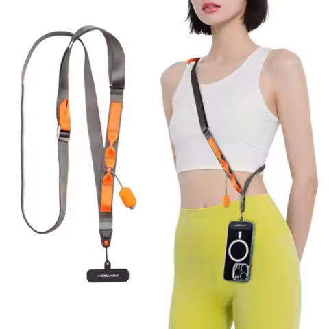 PGYTECH LinkGo Phone Strap, Quick Release Crossbody Lanyard and Lens Cloth