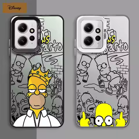 Disney Cartoon Simpsons Cool soft Phone Case for Xiaomi Redmi Note 9s 14 11 12 13 Pro Plus 10Pro 11P