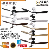 Acorn YouKain 46" / 52" Smart 3 Blades DC Ceiling Fan Dimmable LED YJ-668