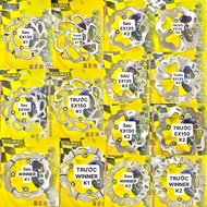 FRONT AND REAR BRAKE DISC EX135/EX150/WINNER150 COMBIZ